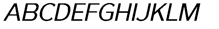 Reang Lanira Italic Font UPPERCASE