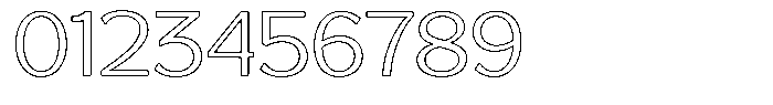 Reang Lanira Light Outline Font OTHER CHARS