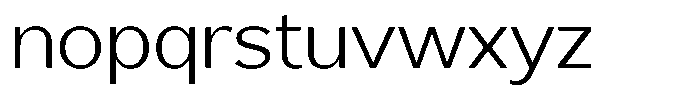 Reang Lanira Light Font LOWERCASE
