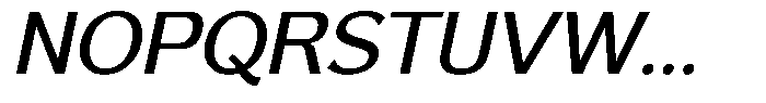 Reang Lanira Medium Italic Font UPPERCASE
