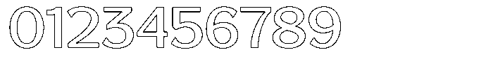 Reang Lanira Medium Outline Font OTHER CHARS