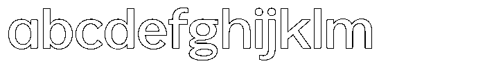 Reang Lanira Medium Outline FONT