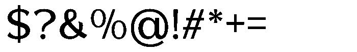 Reang Lanira Medium Font OTHER CHARS