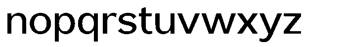 Reang Lanira Medium Font LOWERCASE