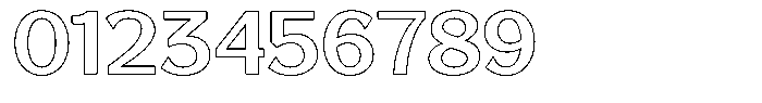 Reang Lanira Semi Bold Outline Font OTHER CHARS