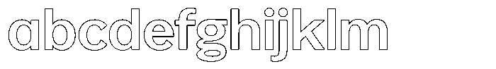 Reang Lanira Semi Bold Outline FONT