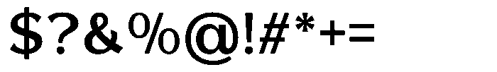 Reang Lanira Semi Bold Font OTHER CHARS