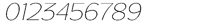 Reang Lanira Thin Italic Font OTHER CHARS