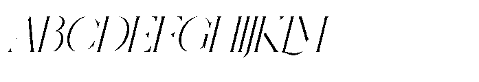 Reaons Italic Font UPPERCASE