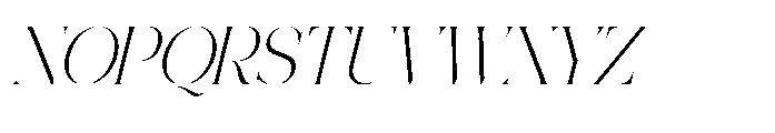 Reaons Italic Font UPPERCASE