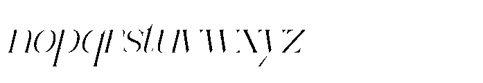 Reaons Italic Font LOWERCASE