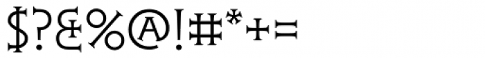 Reaper BT Roman Font OTHER CHARS