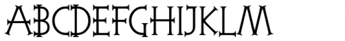 Reaper BT Roman Font UPPERCASE