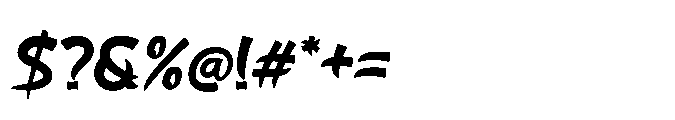 Reasin Brukut Regular Font OTHER CHARS