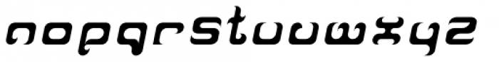 Reaver Bold Italic Font LOWERCASE