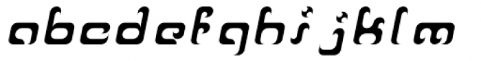 Reaver Italic Font LOWERCASE