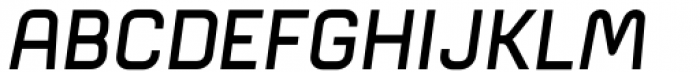 Rebar Medium Italic Font UPPERCASE