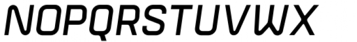 Rebar Medium Italic Font UPPERCASE