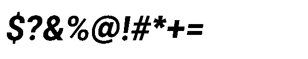 Rebel Basik Bold Italic Font OTHER CHARS