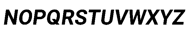 Rebel Basik Bold Italic Font UPPERCASE