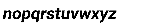 Rebel Basik Bold Italic Font LOWERCASE