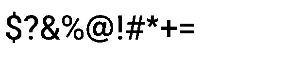 Rebel Basik Medium Font OTHER CHARS