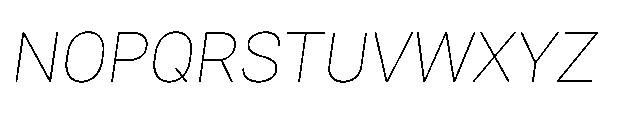 Rebel Basik Thin Italic Font UPPERCASE