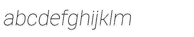 Rebel Basik Thin Italic FONT