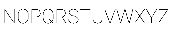 Rebel Basik Thin Font UPPERCASE