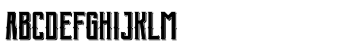 Rebel Rider Shadow Font UPPERCASE