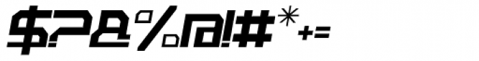 Rebirth Italic Font OTHER CHARS
