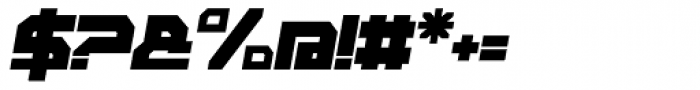 Rebirth Ultra Italic Font OTHER CHARS