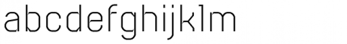 Rebnick Light Font LOWERCASE