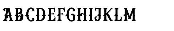 Reborn Typeface Regular Font LOWERCASE