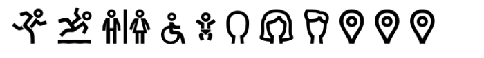 Rebrand Dingbats Font UPPERCASE