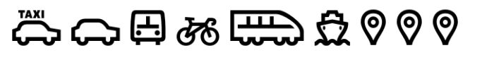 Rebrand Dingbats Font LOWERCASE