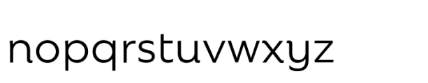 Rebrand Display Regular Font LOWERCASE