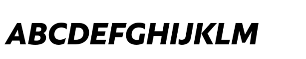Rebrand Text Black it Font