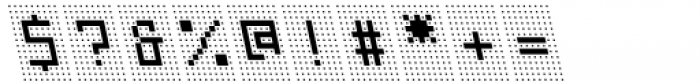 Receptor Backslant Font OTHER CHARS