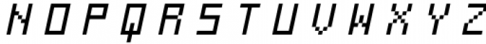 Receptor Plain Italic Font UPPERCASE