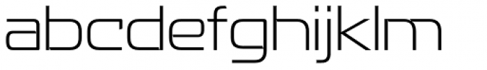 Recharge Extra Light Font LOWERCASE