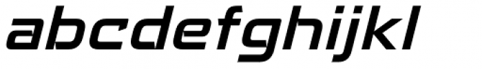 Recharge Italic Font LOWERCASE