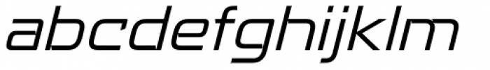 Recharge Light Italic Font LOWERCASE