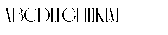 Recheng Regular Font UPPERCASE