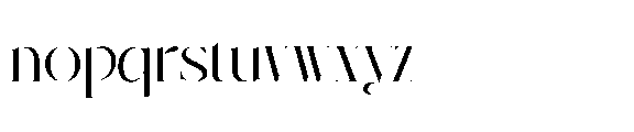 Recheng Regular Font LOWERCASE