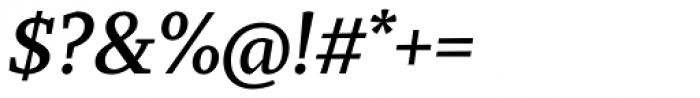Recia Semibold Italic Font OTHER CHARS