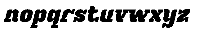 Recilda Italic Font LOWERCASE
