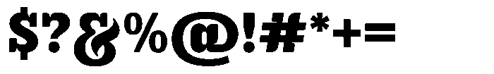 Recilda Regular Font OTHER CHARS