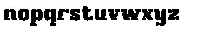 Recilda Regular Font LOWERCASE