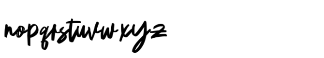 Recintas Brush Font LOWERCASE